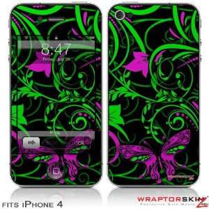   Green and Hot Pink (Does not fit newer iPhone 4S) 