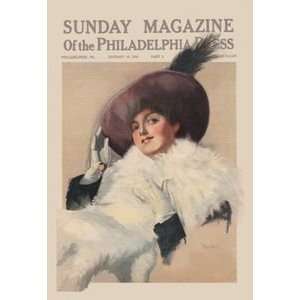  Sunday Magazine of the Philadelphia Press   12x18 Framed 
