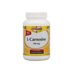  Vitacost L Carnosine    500 mg   90 Capsules Health 