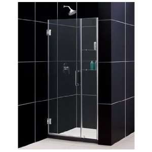   Unidoor Frameless Hinged Shower Door 36   37 x