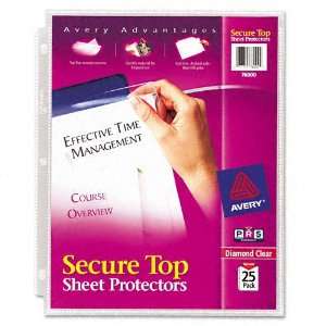  Avery Products   Avery   Secure Top Sheet Protectors 