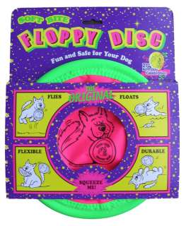 NEW* Soft Bite Floppy Disc Dog Toy Classic Frisbee 3 Sizes 7 10 12 