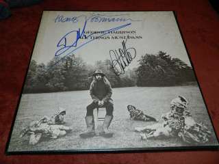 George Harrison All Things Must Pass signed Alan White Klaus Voormann 