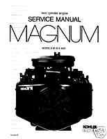 Kohler Magnum Twin Cylinder M18 , M20 Service manual  
