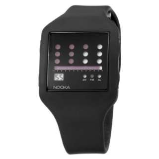 Nooka Unisex ZUB ZOT BK 20 Zub Zot Black Polyurethane Watch   designer 
