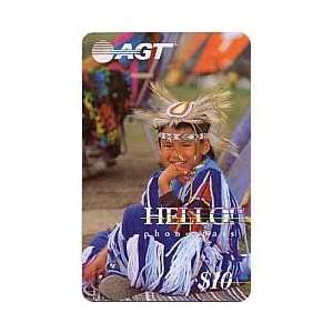   Phone Card $10. Hello Native Youth (Colorful Dress) (English