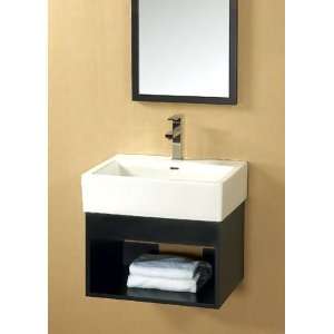   Bathroom Vanity Set W/ Single Hole Ceramic Faucet Deck & Wood Framed