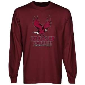 North Carolina Central Eagles Distressed Primary Long Sleeve T Shirt 