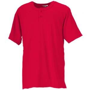   Badger Solid Placket Custom Baseball Jerseys RED AL: Sports & Outdoors
