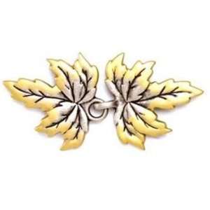  Buckle Leaves Antique Silver By The Each: Arts, Crafts 