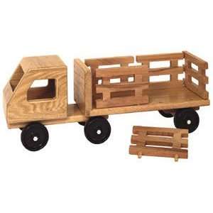  Wooden Stake Truck: Toys & Games