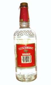 Fleischmanns Vodka 1 Liter Vintage   OLD & RARE  