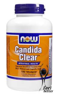 Now Foods Candida Clear x180Vcap   BEST VALUE BOTTLE  