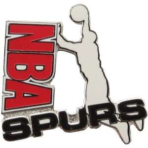   : NBA San Antonio Spurs NBA Player Silhouette Pin: Sports & Outdoors