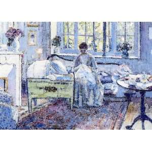 Hand Made Oil Reproduction   Frederick Carl Frieseke   24 x 16 inches 
