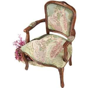    Demoiselles du Jardin Tapestry Fauteuil Chair: Home & Kitchen