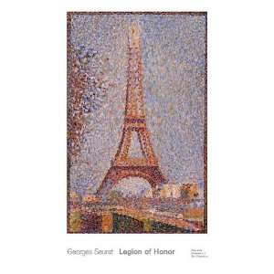  Eiffel Tower, ca. 1889   Poster by Georges Seurat (26x36 