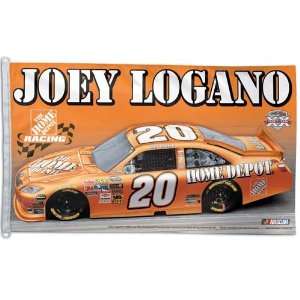    #20 Joey Logano 2011 3 X 5 2Sided Flag W/Car