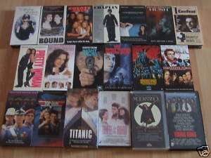 LOT OF 19 MOVIES Hitchcock,Rocky Horror,Cruise,Roberts  