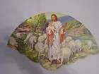 Vintage ADVERTISING Fold Out CHURCH FAN Good Shepherd STATE Bank of 