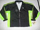 adidas men jacket size M multi color stripe made in philippines NWT
