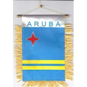  Aruba   Window Hanging Flag Automotive