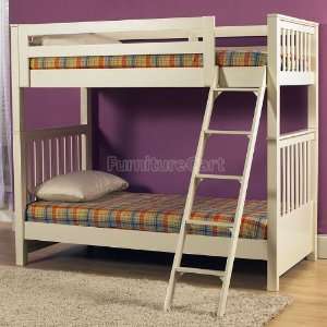   Lawrence Furniture Meadowbrook Bunk/ Loft Bed (White) 8206 730 731 732