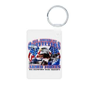   Photo Keychain All American Outfitters Armed Forces Army Navy Air