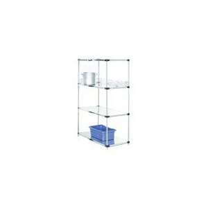  36X24X86 STAINLESS STEEL SOLID SHELVING