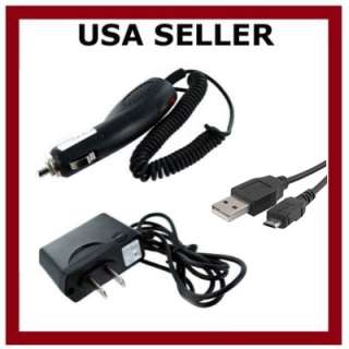 USB Cable+Car+Wall Charger for HTC EVO 4G SPRINT PHONE  
