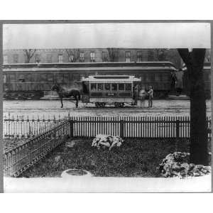  Washington,D.C.,college boys in horse car,Maryland Ave 