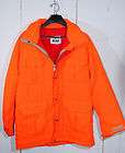 WOOLRICH BLAZE ORANGE INSULATED HUNTING COAT SAFETY SIZE   LARGE