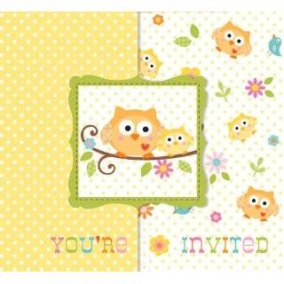  Owl Blossom Baby Shower Standard Pack for 16 Party 