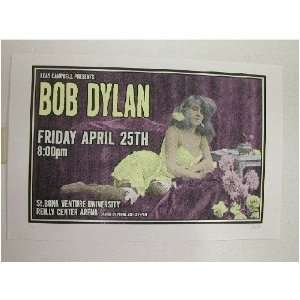  Bob Dylan Silk Screen Poster Uncle Charlie Everything 