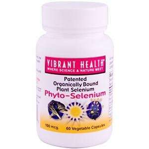  Vibrant Health, Phyto Selenium, 100 mcg, 60 Veggie Caps 