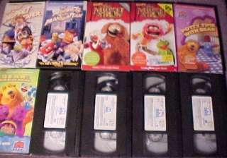   HENSON VHS Tapes   The Muppet Show Bear in The Big Blue House +  