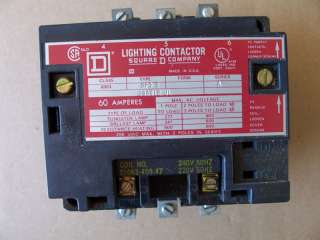 Square D Lighting Contactor 60 Amp 8903 SPO2 Series A  