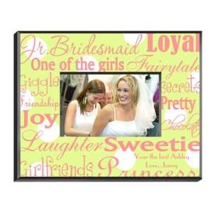   Bridesmaid Polka Dots on Green Picture Frame: Health & Personal Care