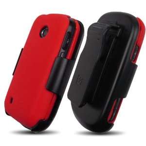  3 in 1 Screen Guard Holster Case Combo w/ Kickstand for LG 