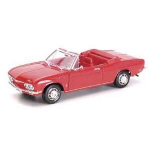  1969 Chevy Corvair Monza Convertible 1/18 Red: Toys 