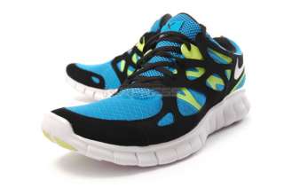 Nike Free Run+ 2 [443815 411] Running Blue Glow/White Black Volt 