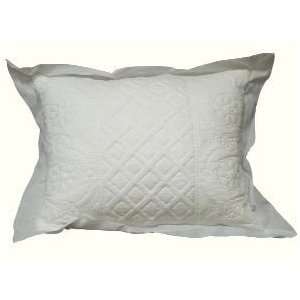  Charter Club Geo Floral 12x15 Decorative Pillow White 