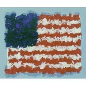   American Flag Tissue Kit   Supplies for 10 Flags