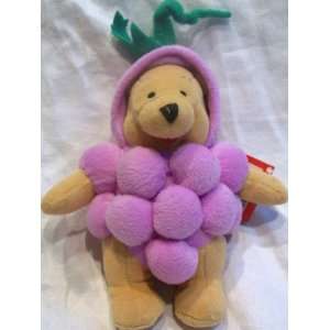   Bean Bag Dress up Grape Pooh, Beanie Plush Doll Toy: Toys & Games