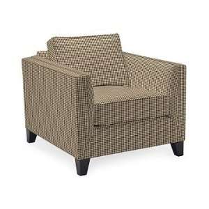  Williams Sonoma Home Brookside Chair, Houndstooth, Chocolate 