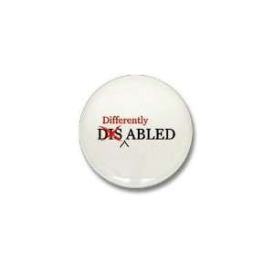  Differently Abled Health Mini Button by  Patio 
