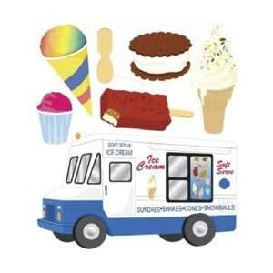   Boutique Dimensional Stickers   Ice Cream Man: Arts, Crafts & Sewing