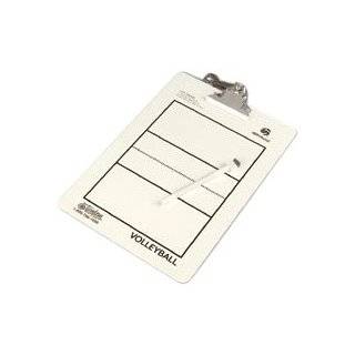 Champion Sports Volleyball Dry Erase Coach Clipboards  