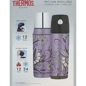  Vacuum Insulated Stainless Steel Bottle   2 Pc Set 
