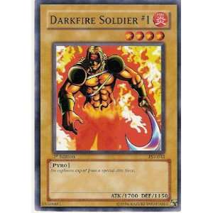    Yu Gi Oh Darkfire Soldier #1   Pharaohs Servant Toys & Games